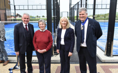 Padel enthusiasts celebrate new courts in Scarborough